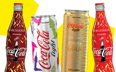 Нови дизайнерски бутилки на Coca-Cola