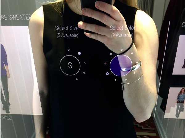 Интерактивните огледала ще са бъдещето на шопинга