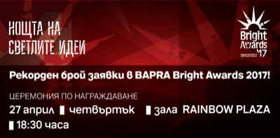 Рекорден брой кандидатури за наградите на БАПРА