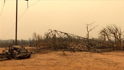 Нова стихия в горящата от пожари Калифорния - огнено торнадо