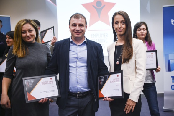 Най-добрите работодатели бяха отличени във второто издание на Employer Branding Awards