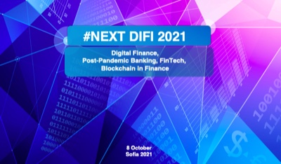 На 8 октомври ще се проведе финансовият форум „NEXT DiFi 2021“