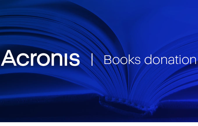 Всяка година на 24 май Acronis дарява по 100 книги на българско училище